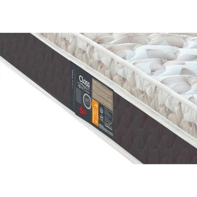 Cama Box C/auxiliar Solteiro: Colchão Castor Pocket Class Híbrido + Base Crc Courano Black(88x188)