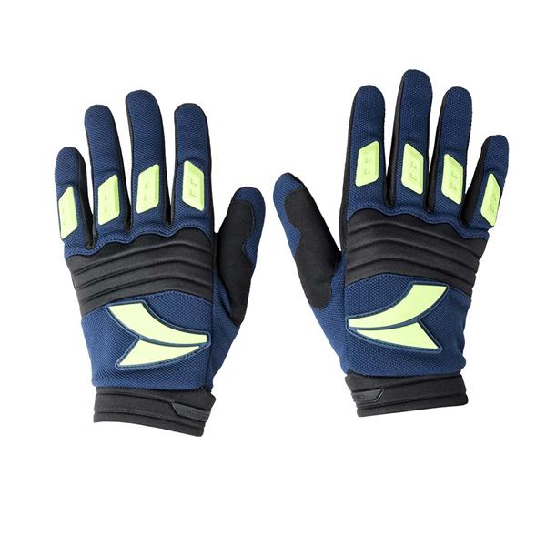 Luva para Motociclista Dedo Longo Tam. P Material Emborrachado e Couro Azul Atrio - MT036 MT036 Luva para Motociclista Dedo Longo Tam. P Material Emborrachado e Couro Azul Atrio - MT036 MT036