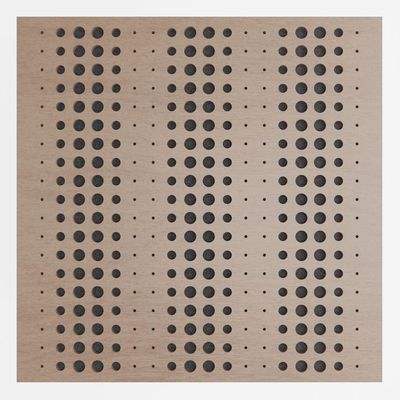 Painel Acústico Absorvedor Decorativo 60x60mm Maestra Nogal
