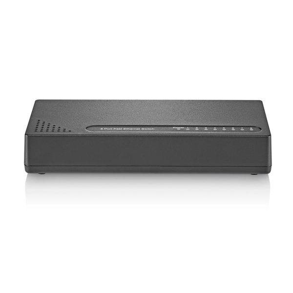 Switch com 8 Portas VLAN Fixa função QoS e 10/100 Mbps Preto Multilaser - RE118 RE118