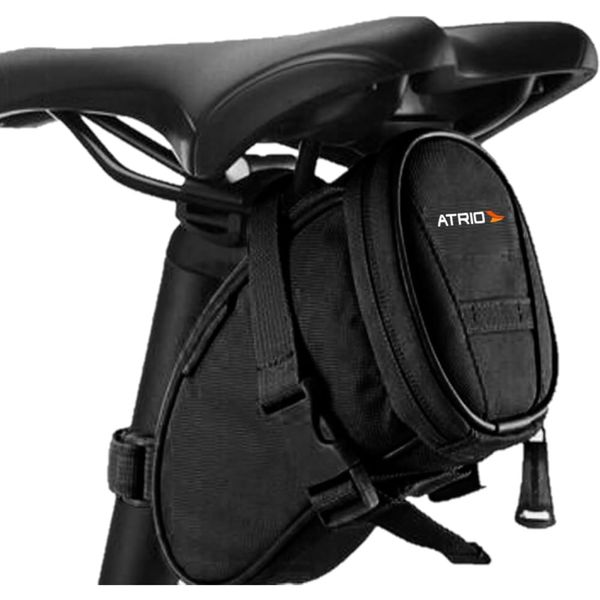 Bolsa De Selim para Bicicleta Cap de 1L Resist à Água Refletivol em Poliéster e PVC Atrio- BI093 BI093