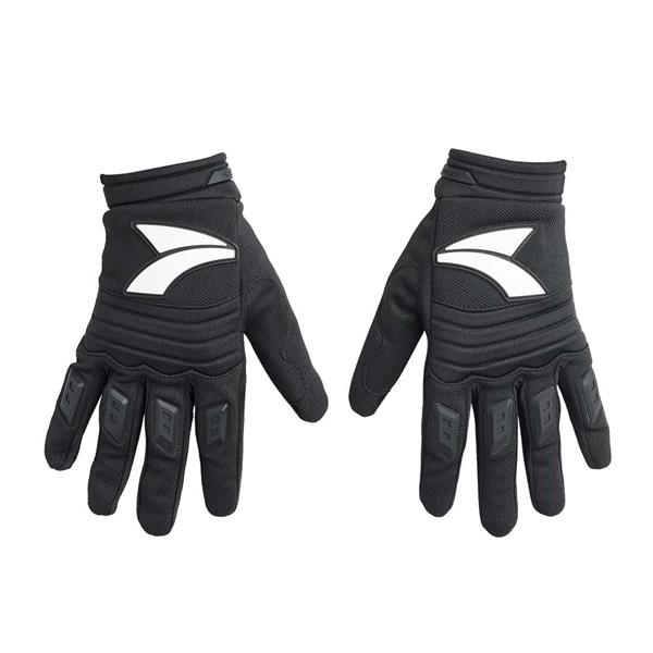 Luva para Motociclista Dedo Longo Tam. M Material Emborrachado e Couro Atrio - MT031 MT031