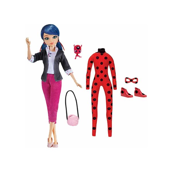 Boneca Miraculous Ladybug Superhero Secret Marinette com Acessórios - BR1554 BR1554 Boneca Miraculous Ladybug Superhero Secret Marinette com Acessórios - BR1554 BR1554