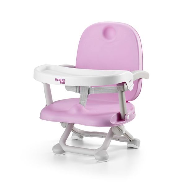 Assento Elevatório para Refeição Peanuts 6M-15Kgs Rosa Multikids Baby - BB108 BB108 Assento Elevatório para Refeição Peanuts 6M-15Kgs Rosa Multikids Baby - BB108 BB108