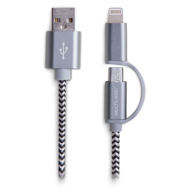 Cabo Concept Hibrido 1,5M Usb Multilaser Cinza - WI342 WI342 Cabo Concept Hibrido 1,5M Usb Multilaser Cinza - WI342 WI342