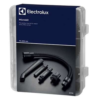 Kit de Limpeza para Superfícies Delicadas - Kit Bocais e Mangueira p/ Aspiradores c/ Encaixe de 32mm (KIT05) Electrolux Não se aplica