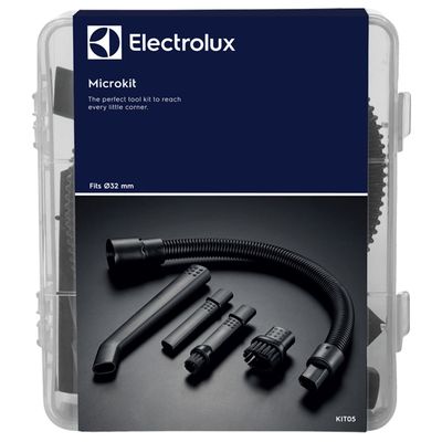 Kit de Limpeza para Superfícies Delicadas - Kit Bocais e Mangueira p/ Aspiradores c/ Encaixe de 32mm (KIT05) Electrolux Não se aplica