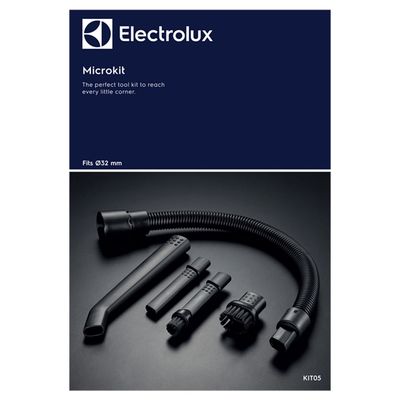 Kit de Limpeza para Superfícies Delicadas - Kit Bocais e Mangueira p/ Aspiradores c/ Encaixe de 32mm (KIT05) Electrolux Não se aplica