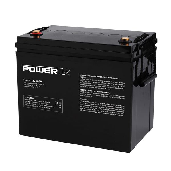 Bateria 12V 70AH Powertek - EN025 EN025