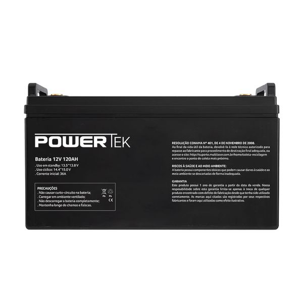 Bateria 12V 120AH Powertek - EN029 EN029 Bateria 12V 120AH Powertek - EN029 EN029