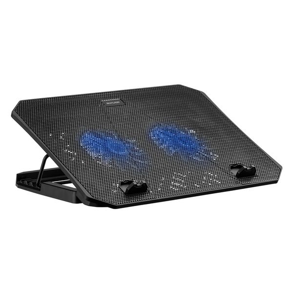 Cooler para Notebook Duplo Fan com LED Azul Multilaser - AC362 AC392