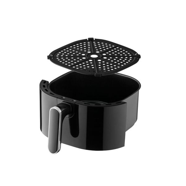 Compre Fritadeira Elétrica Air Fryer 4,2 Litros 1500W 127V Preta e Ganhe Aquecedor de Alimento Bivolt com 60W 1 Litro Multilaser - CE190K CE190K