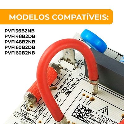 Placa Circuito 36 48 60.000 Inverter Ar-condicionado Elgin Arc141290610201 único