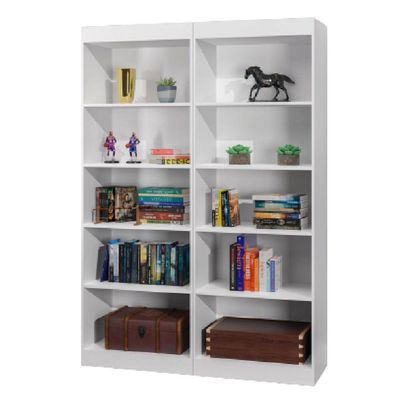 Estante Livreiro Multiuso 8 Prateleiras 1,71m Branco
