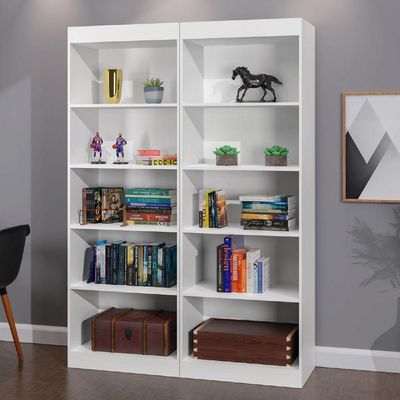 Estante Livreiro Multiuso 8 Prateleiras 1,71m Branco