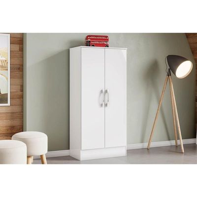 Armário Multiuso Lavanderia Zafira C/ 2 Portas Branco - Henn