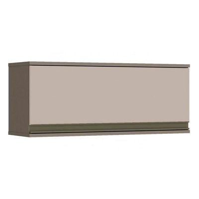 Armário De Geladeira P/ Cozinha Connect 80 1 Porta Basculante Duna/cristal - Henn