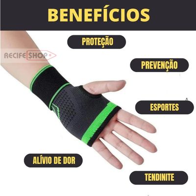Proteção Alívio Um Só Produto 1 und Munhequeira Elástica de Compressão Punhos Sensíveis