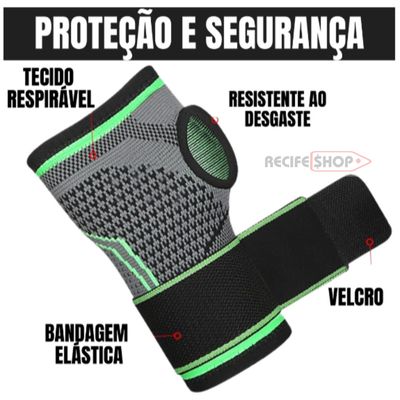 Proteção Alívio Um Só Produto 1 und Munhequeira Elástica de Compressão Punhos Sensíveis