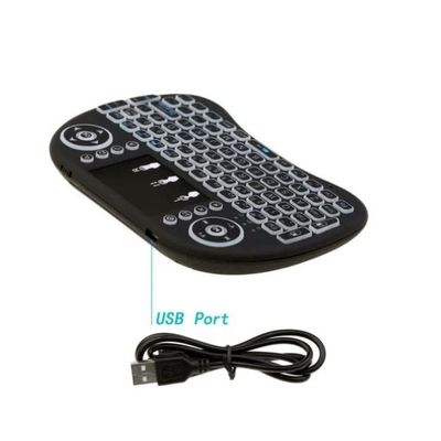 MINI TECLADO CONTROLE S/FIO TOUCH LED PC/NOTE/GAMER/TVSMART