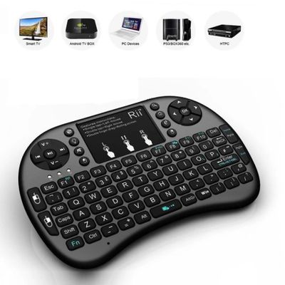MINI TECLADO CONTROLE S/FIO TOUCH LED PC/NOTE/GAMER/TVSMART