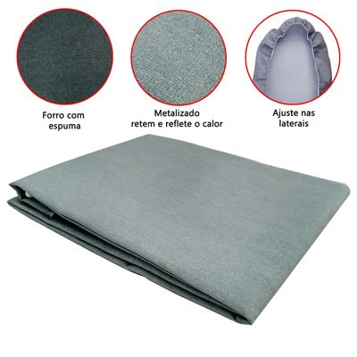 Capa Forro Térmico para Tábua de Passar Roupa Ajustável