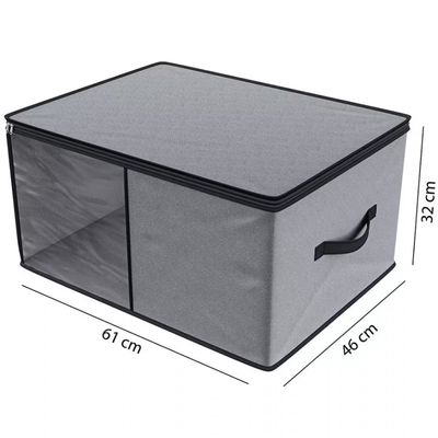 Organizador para Cobertores e Edredons com Visor Euro Home Cinza