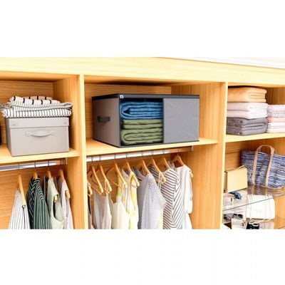 Organizador para Cobertores e Edredons com Visor Euro Home Cinza