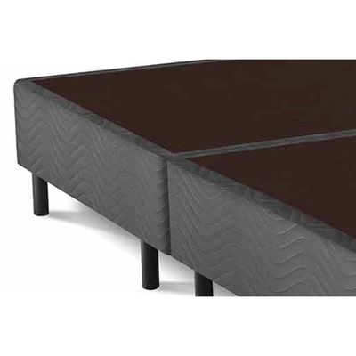 Cama Box Base Casal Universal Suede Gray (138x188x20) - Costa Rica