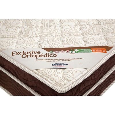 Colchão Queen Ortopédico Wood Exclusive Ortopillow (158X198X27) - Ortobom
