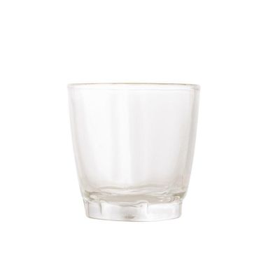 Copo Para Shot De Vidro De Coração Com Borda Dourada 50ml