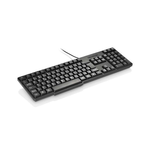 Teclado Bulk Usb Preto Resist. Água Teclas Silenciosas - TC204 TC204