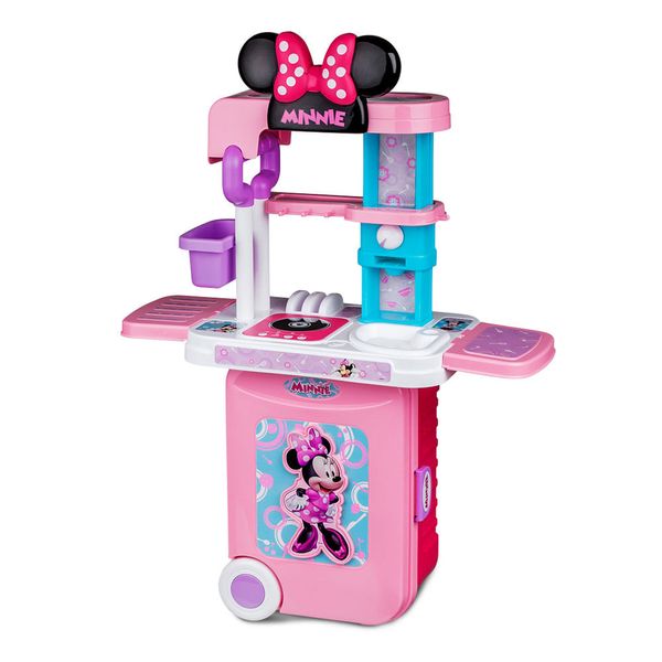 Maleta de Viagem Minnie Cozinha Playset 3 Em 1 Multikids - BR1298 BR1298 Maleta de Viagem Minnie Cozinha Playset 3 Em 1 Multikids - BR1298 BR1298