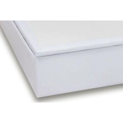 Cama Box Baú King Universal Courano White (193x203x35) - Costa Rica