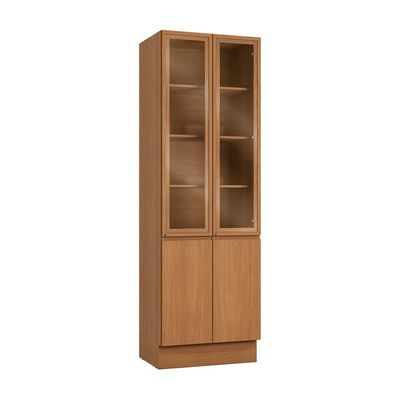 Cristaleira 4 Portas Kappesberg Ciela - R631 Canela
