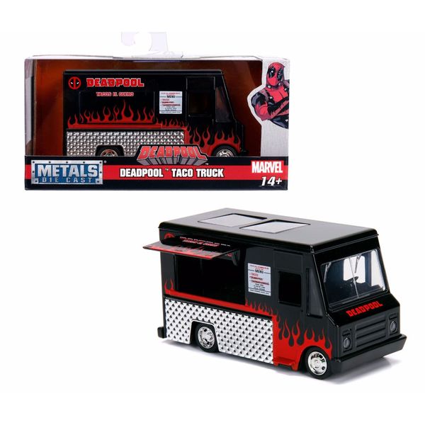 Miniatura - Truck Taco - Deadpool - 1:32 - Jada JAD30864 Miniatura - Truck Taco - Deadpool - 1:32 - Jada JAD30864