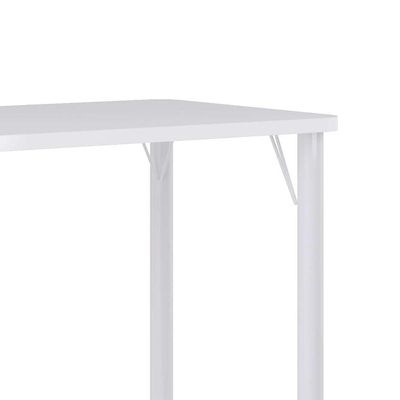 Conjunto de Mesa de Cozinha com 4 Lugares Roma Branco