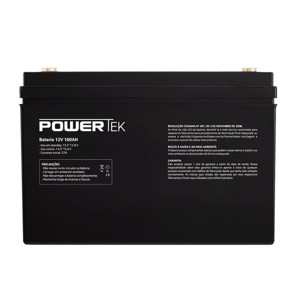 Bateria 12V 100AH Powertek - EN028 EN028