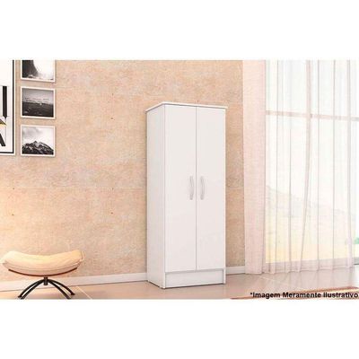 Armário Multiuso Lavanderia Viena C/ 2 Portas Branco - Demóbile
