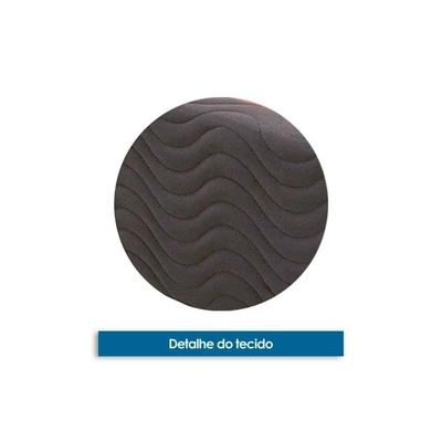 Cama Box Base Solteiro Universal Suede Gray (78x188x20) - Ortobom