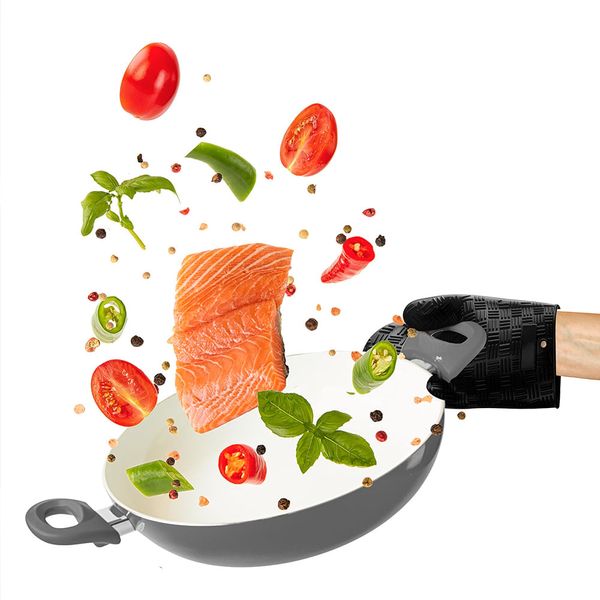 Luva Térmica de Silicone Preto Up Home - UD136OUT UD136OUT Luva Térmica de Silicone Preto Up Home - UD136OUT UD136OUT