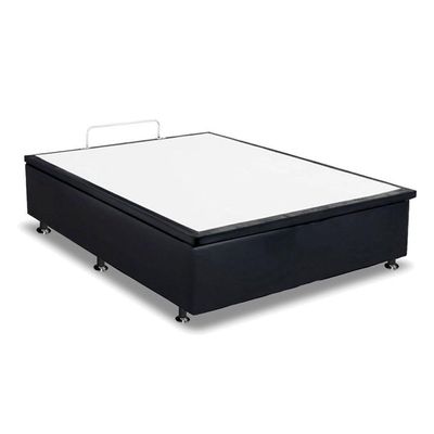 Cama Box Baú Queen Universal Courano Nero Black (158x198x35) - Ortobom