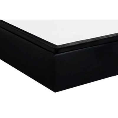 Cama Box Baú Queen Suede Black (158x198x35) - Costa Rica