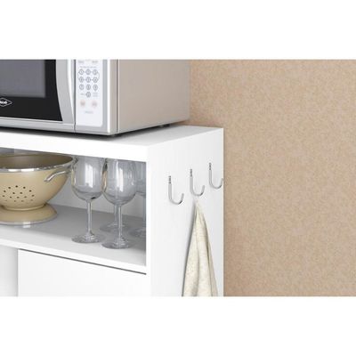 Armário Multiuso Lavanderia 528 C/ 2 Portas De Correr Branco - Carraro