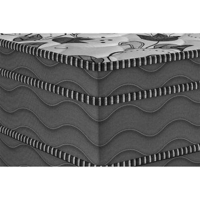 Cama Box Conjugado Solteiro: Colchão Ortopédico D28 Prodormir Advanced Pillow Gray (88x188x43)