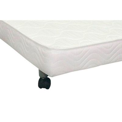 Cama Box Baú C/auxiliar Solteiro Universal Courano White (88x188) - Ortobom