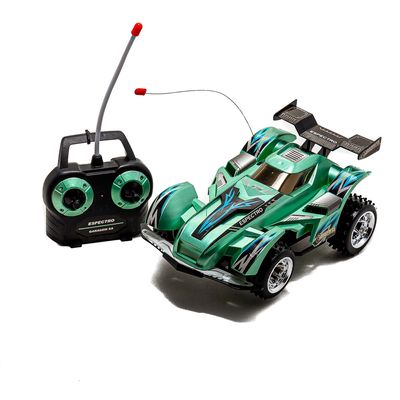 Carro Controle Remoto Candide Explos com 7 Funções Verde