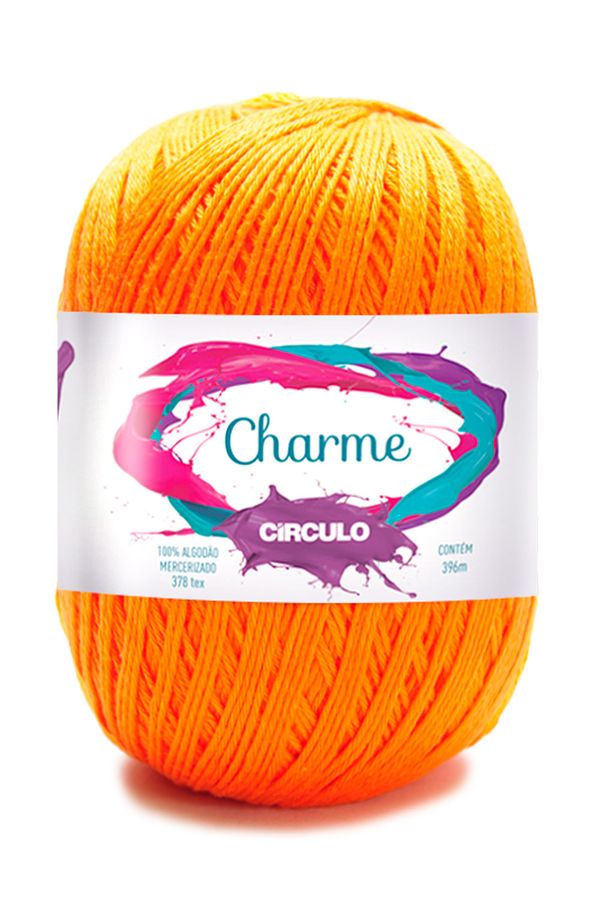 Linha Charme 396m Nº8/5 4456 Laranja