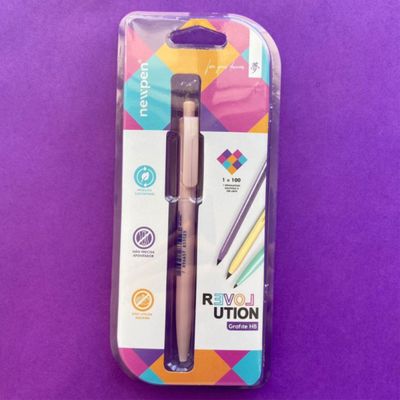 LAPIS GRAFITE REVOLUTION RETRATIL METALLIC ROSE HB NEWPEN