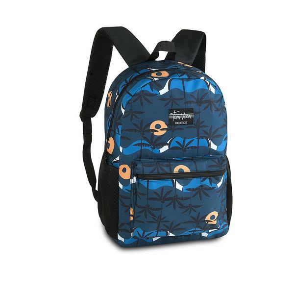 Mochila Clio Style Teen Tom Veiga Listra Azul